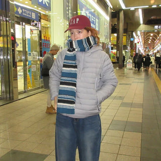 (Unisex) Hooded Padded Down Jacket
