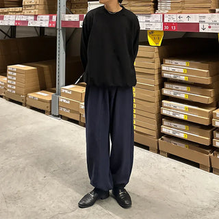 (Unisex) Baggy Overstitch Sweatpants