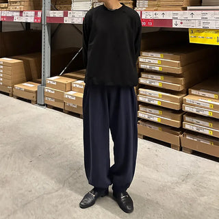(Unisex) Baggy Overstitch Sweatpants