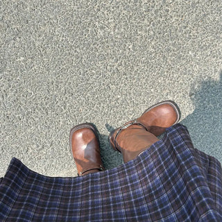 Buckle belt boots
