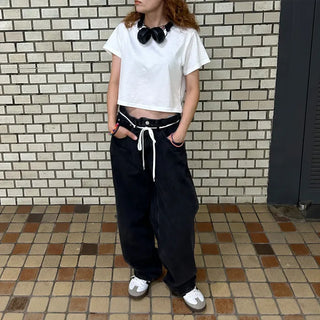 Unisex Loose Fit Denim Pants