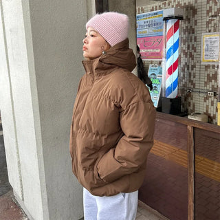 (Unisex) Hooded Padded Volume Jumper