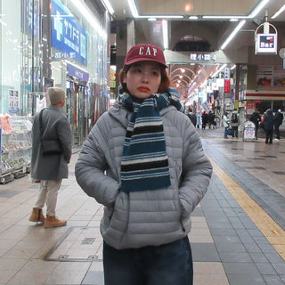 (Unisex) Hooded Padded Down Jacket