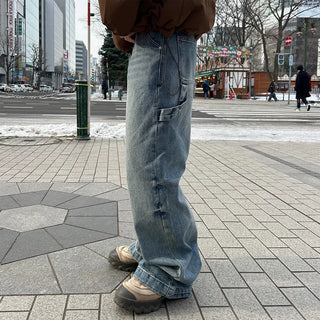 (Unisex) Vintage-style denim pants