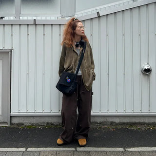 (Unisex) Double Knee Banding Pants