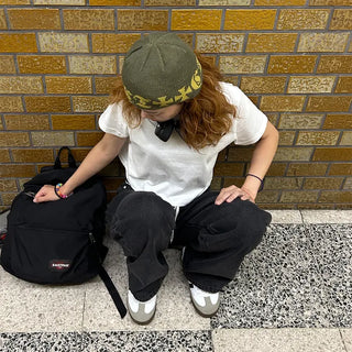 Patterned Color Short Beanie