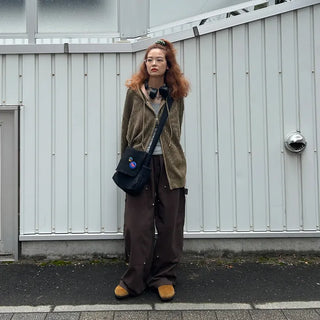 (Unisex) Double Knee Banding Pants