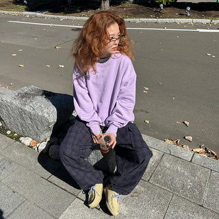 (Unisex) Washed Cotton Sweatshirt