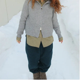 Double zip-up knit