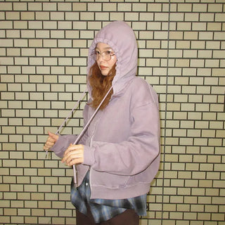 Pigmented Double Zip Hoodie