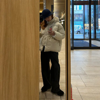 Pintuck wide slacks