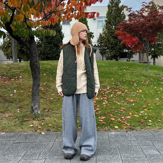 (Unisex) Cable Low Gauge Box Knit