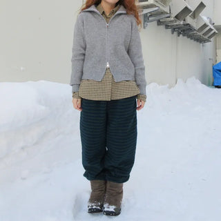 Double zip-up knit