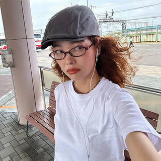 Colored oval glasses