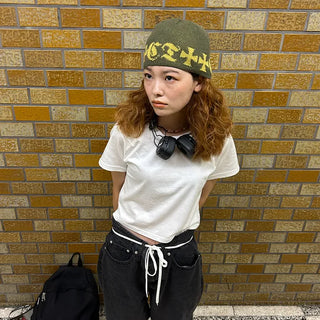 Patterned Color Short Beanie