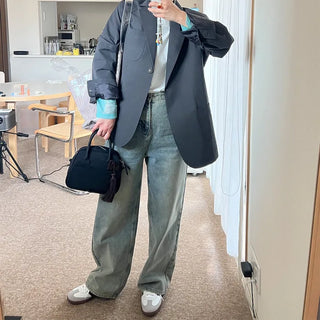 Boxy cotton jacket