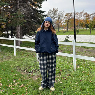 Checked Banding Pants