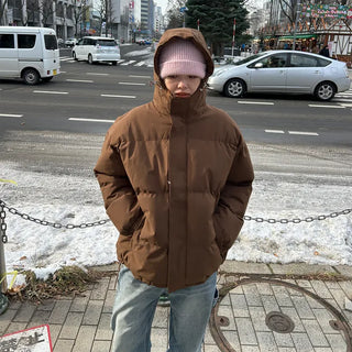 (Unisex) Hooded Padded Volume Jumper