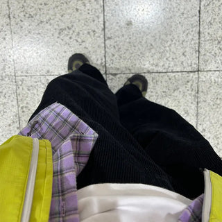 Corduroy pintuck pants
