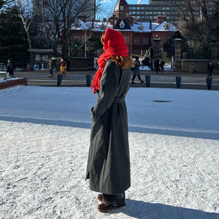 Plain Long Hairy Scarf