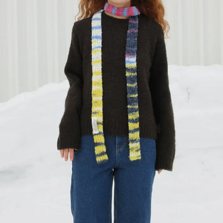 Round neck soft knitwear