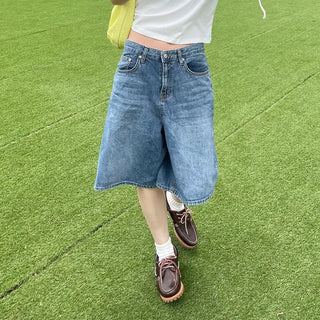 Denim shorts