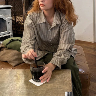 (Unisex) Four Seasons Graph Check Shirt