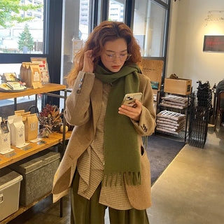 (Unisex) Colored Scarf