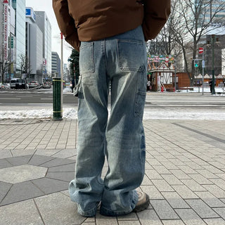 (Unisex) Vintage-style denim pants