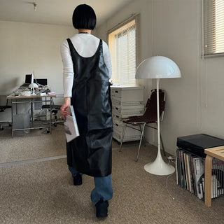 Overalls Leather Dress