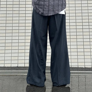 Low-stripe slacks