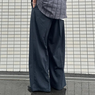 Low-stripe slacks