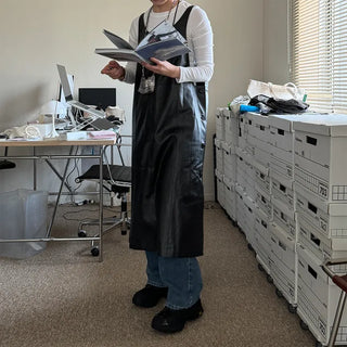 Overalls Leather Dress