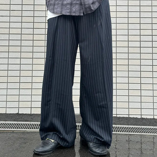 Low-stripe slacks