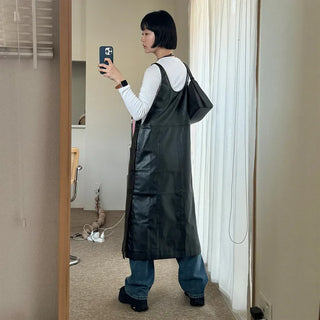 Overalls Leather Dress