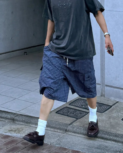 Check Cargo Bermuda Shorts