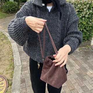 Cable Zipper Cardigan