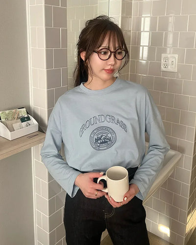 GRASS print sweatshirt