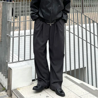 (Unisex) Pintuck Balloon Fit Pants