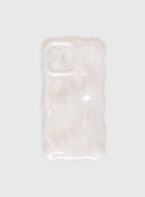Maceline iPhone Case White  Pink