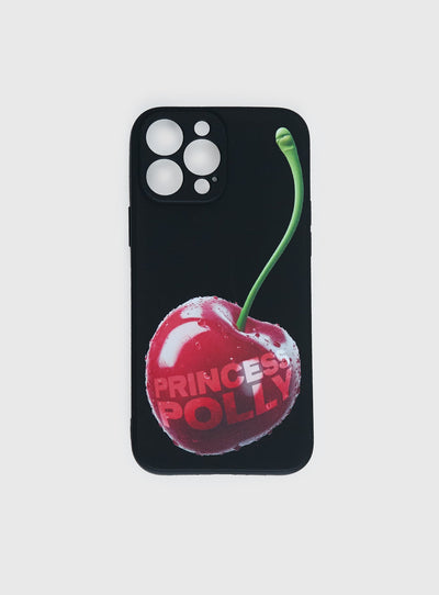 Earnestly iPhone Case Black  Cherry
