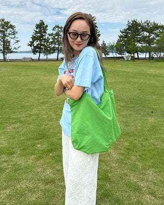Nylon Square Tote Bag