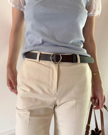 Heart Buckle Belt