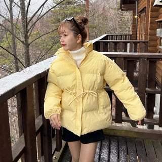 Waist String Padded Jacket