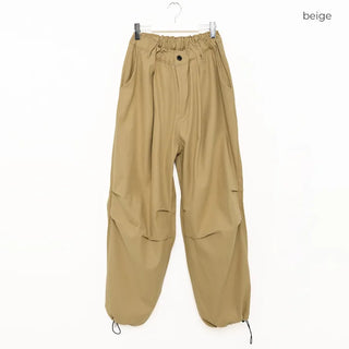 (Unisex) Parachute Wide Fit Cotton Pants