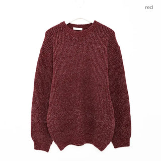 (Unisex) Blurred Round Knit
