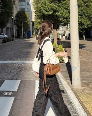 (ORIGINAL) Heart Neck Feather Jumpsuit