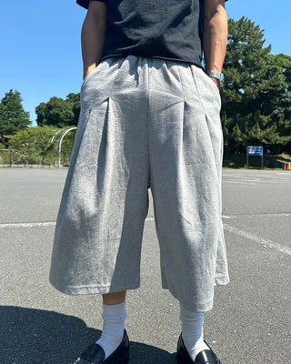 Sweat Bermuda shorts with belt loops
