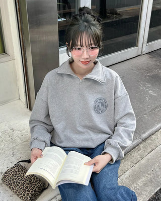 1990 Logo Half Sweatshirt