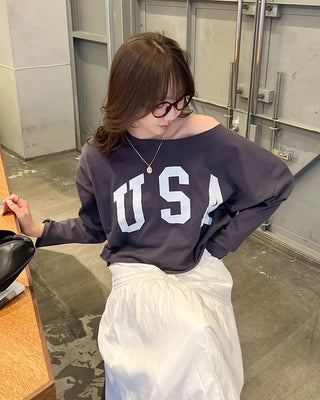 USA Cropped T-Shirt